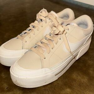 Women's Cream Sneakers